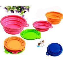 2014 New Products Portable Silicone Pet Feeding Bowl